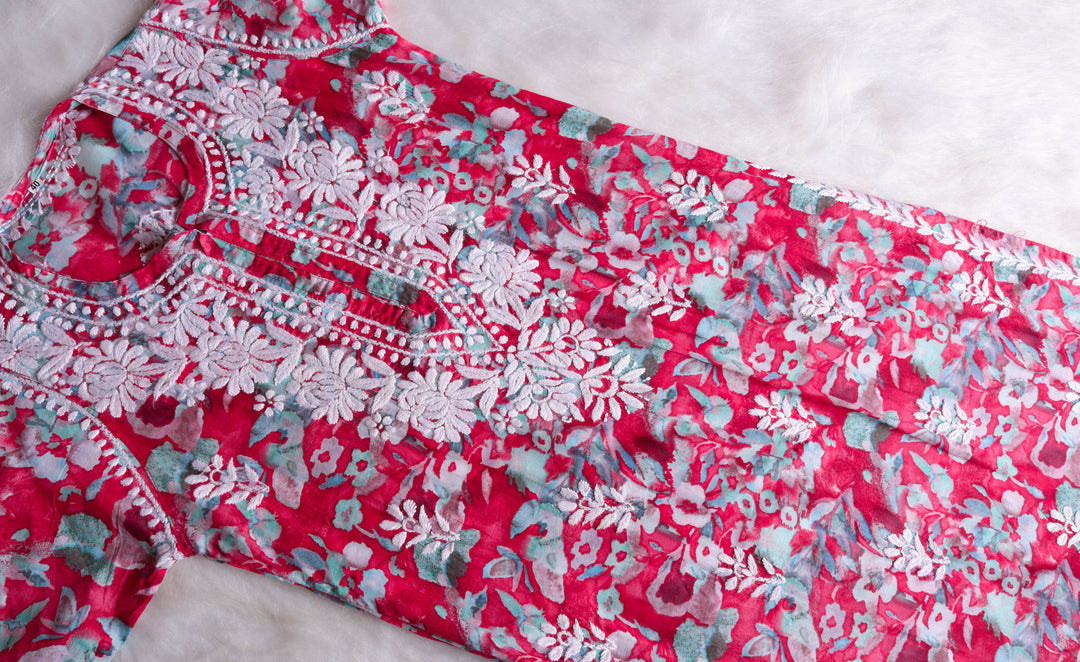 GULAB DEEP PINK MULMUL SET