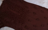 HAYA CHOCOLATE BROWN RAYON KURTA PANT SET