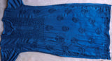HOOR ROYAL BLUE RAYON KURTA PANT SET