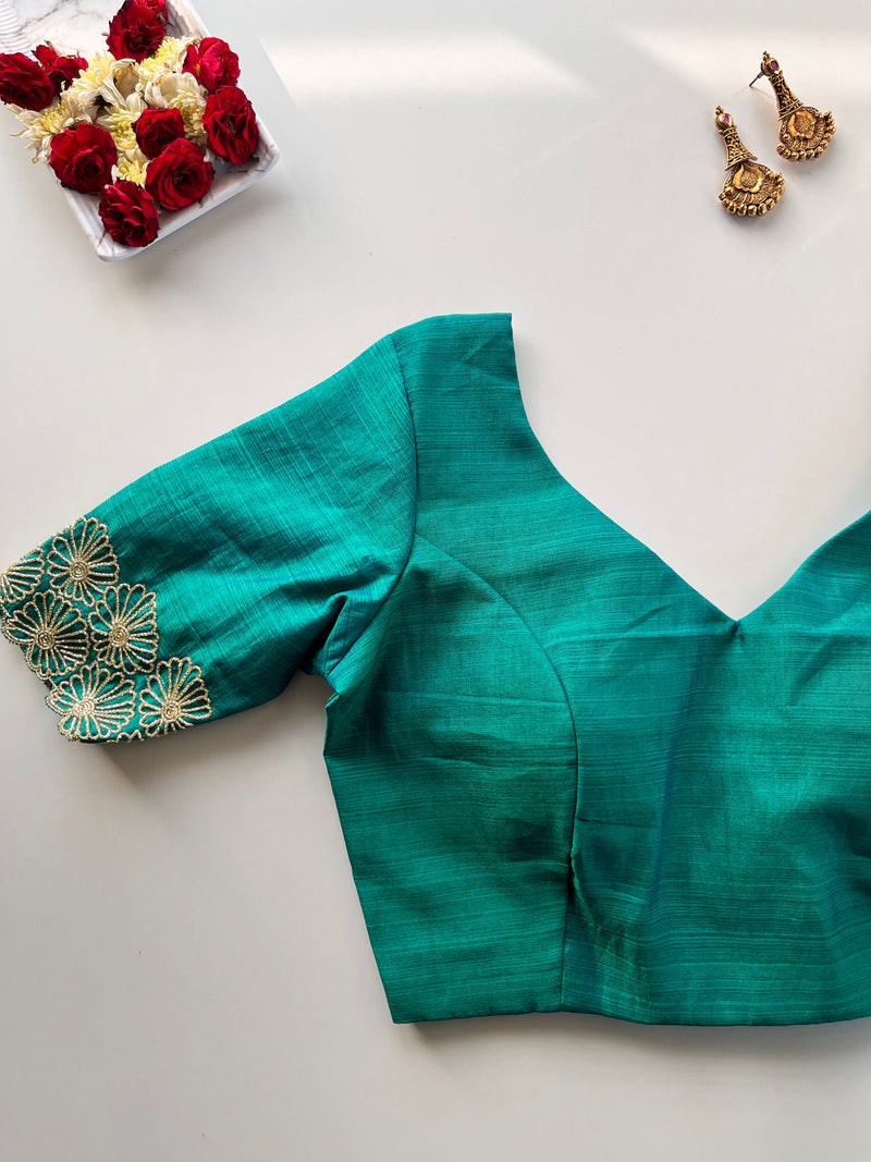 AROKA JADE HANDWORK BLOUSE