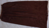 HAYA CHOCOLATE BROWN RAYON KURTA PANT SET