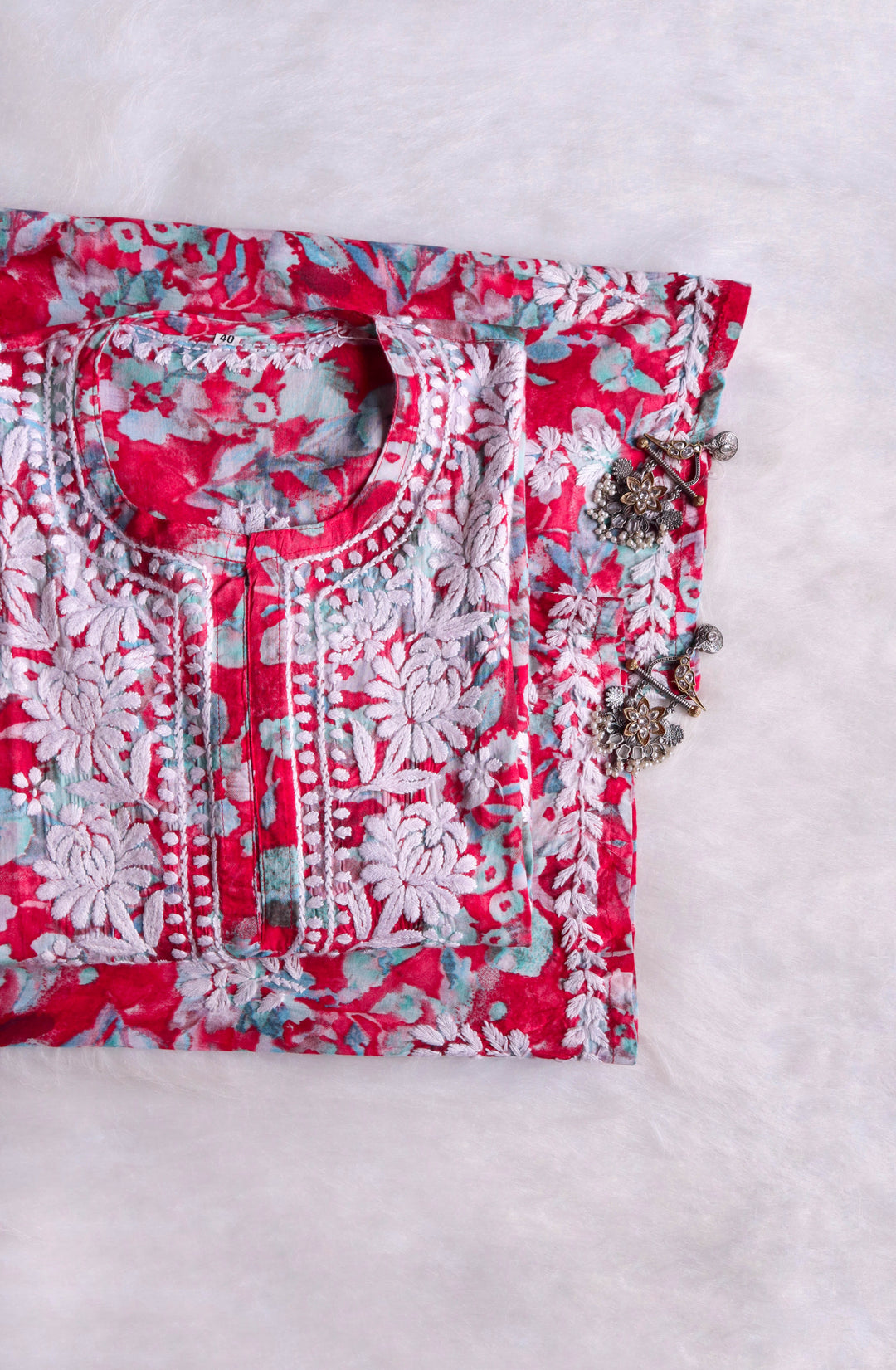 GULAB DEEP PINK MULMUL SET