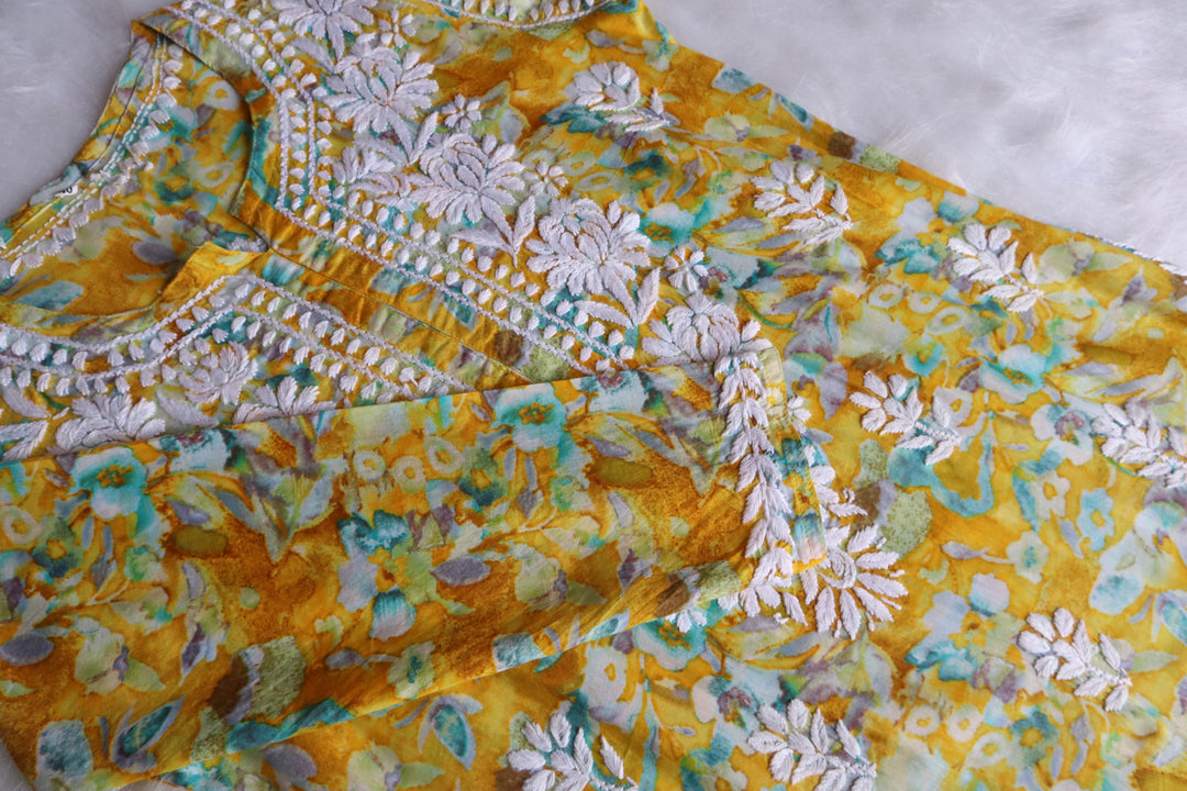 GULAB YELLOW MULMUL SET