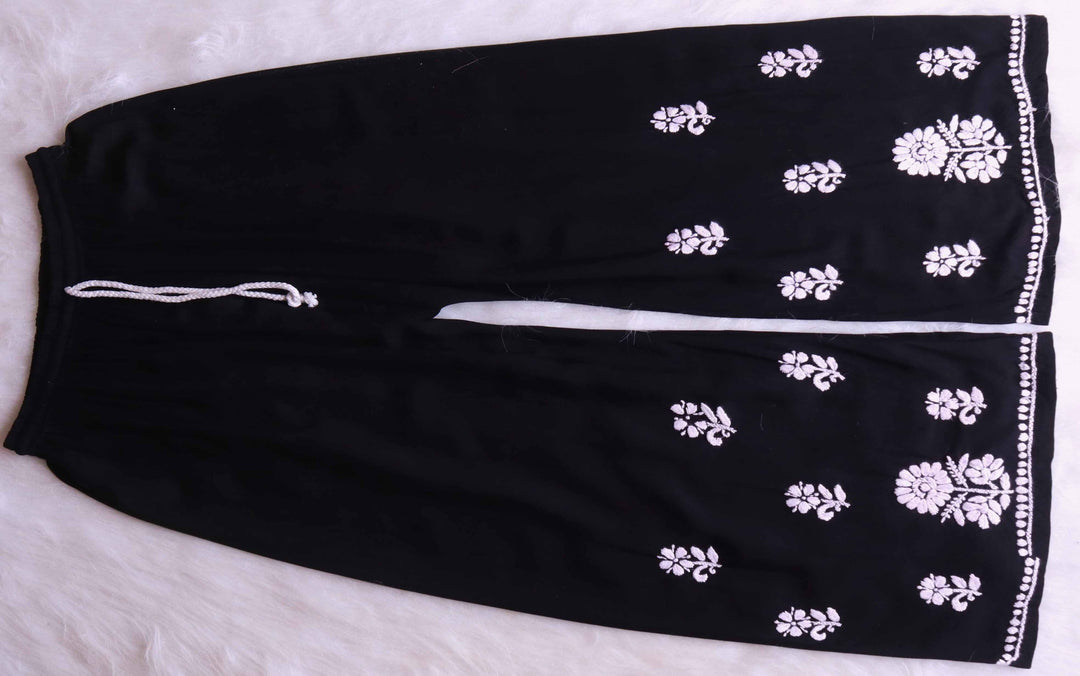 ZAINAB BLACK RAYON KURTA PANT SET