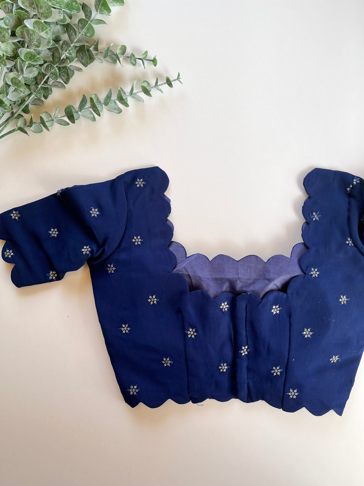 RUTVI BLUE GEORGATTE BLOUSE